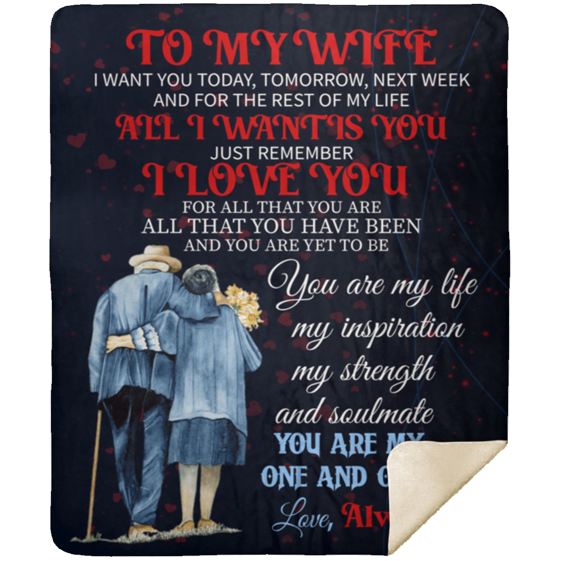 To My Wife | Gift Blanket