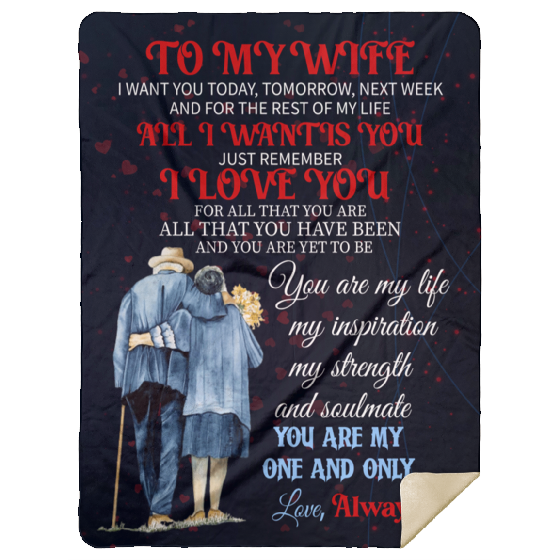 To My Wife | Gift Blanket