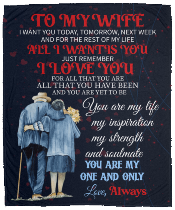 To My Wife | Gift Blanket