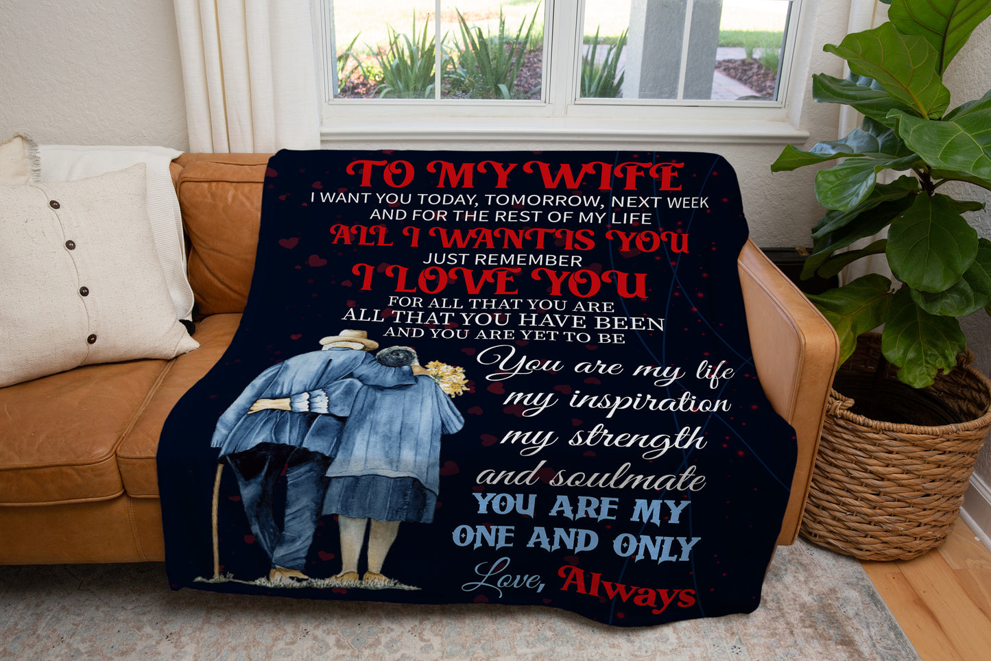 To My Wife | Gift Blanket