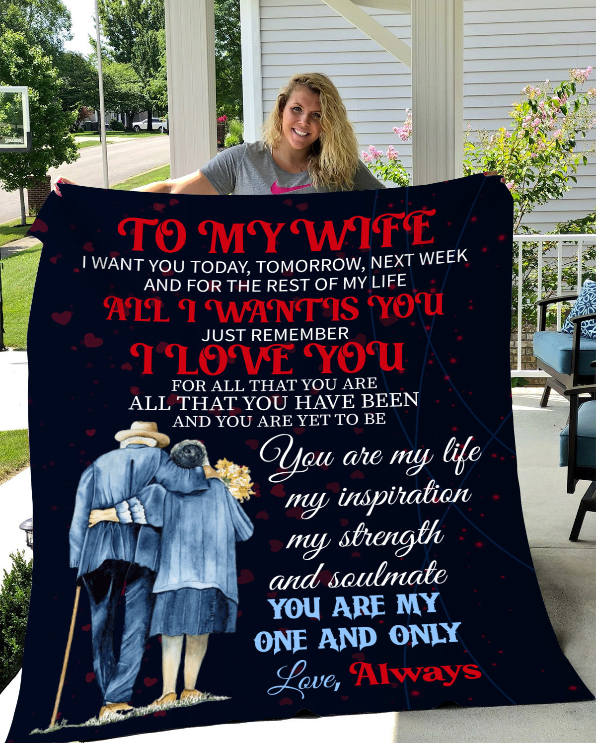 To My Wife | Gift Blanket