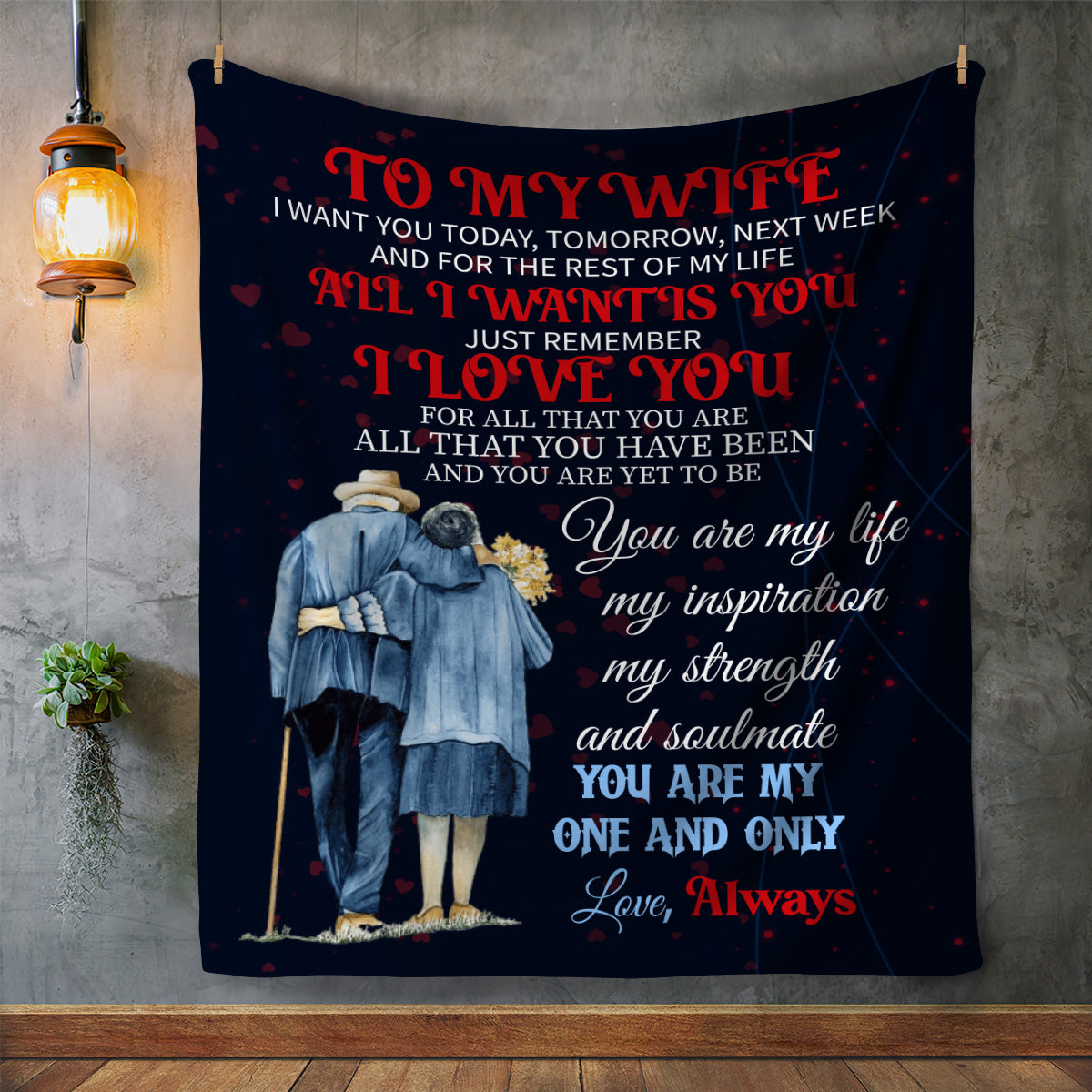 To My Wife | Gift Blanket