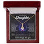 To My Beautiful Daughter | Always Keep Me In Your Heart - Alluring Beauty necklace