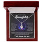 To My Beautiful Daughter | Always Keep Me In Your Heart - Alluring Beauty necklace