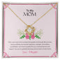 To My Mom | You Are My Greatest Blessing - Love Knot Necklace