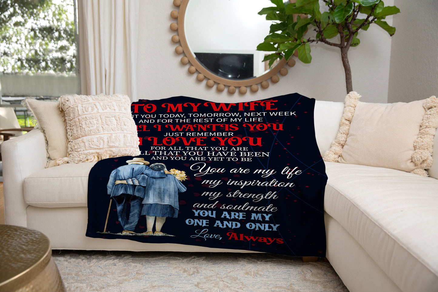 To My Wife | Gift Blanket